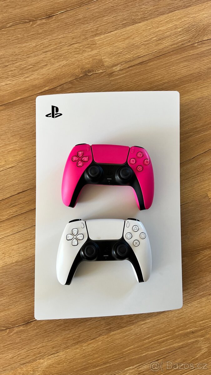 PS5 Digital Edition + 2 ovladače + účet s hrami