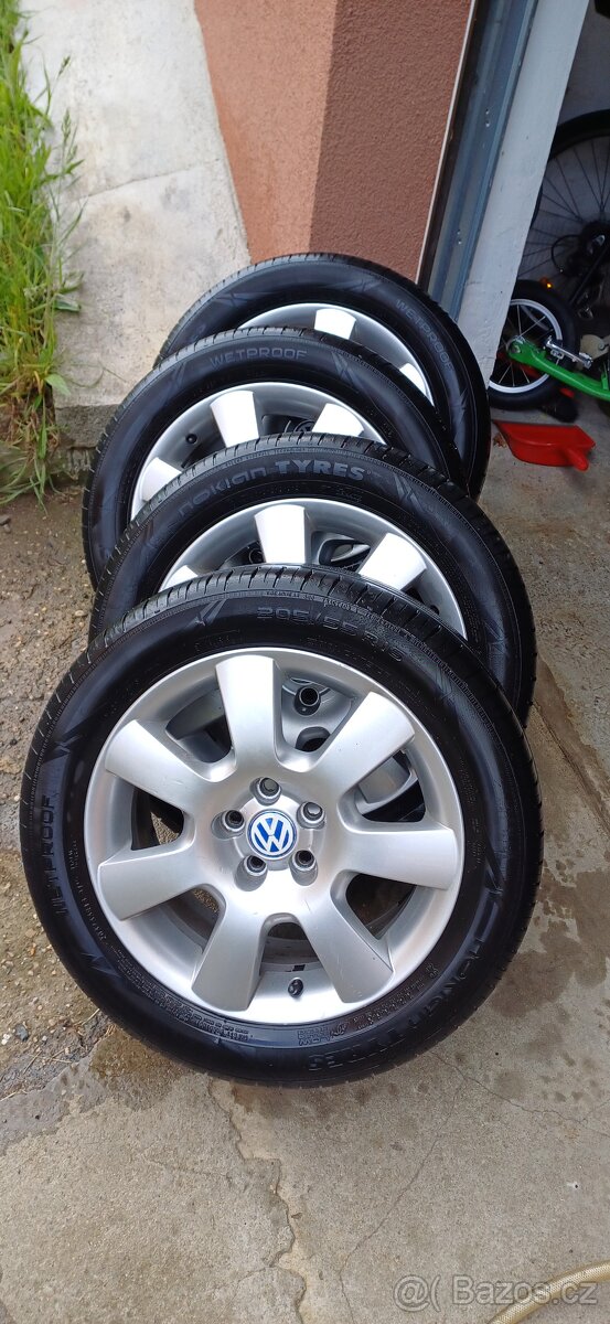 Sada letních kol 205/55/R16, 5x100