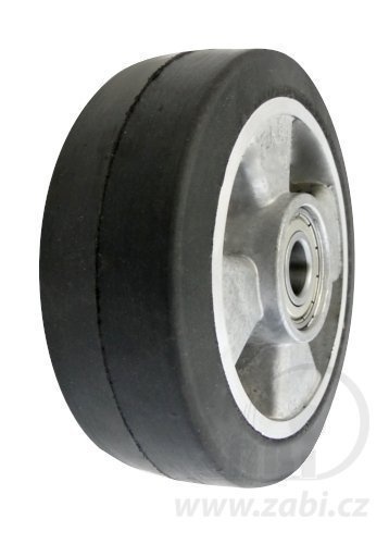 Pryžové kolo 125mm s ložiskem