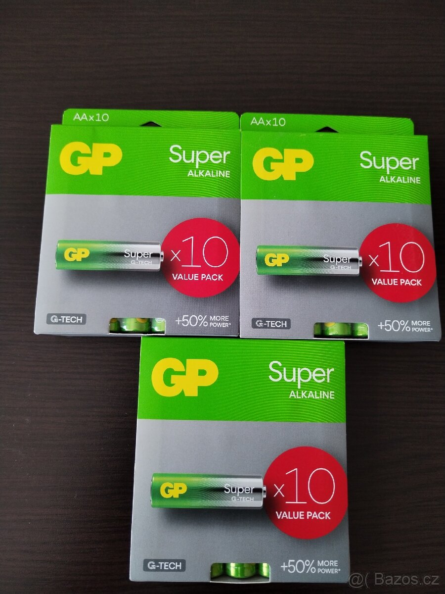 30 X baterie GP AA ALKALINE