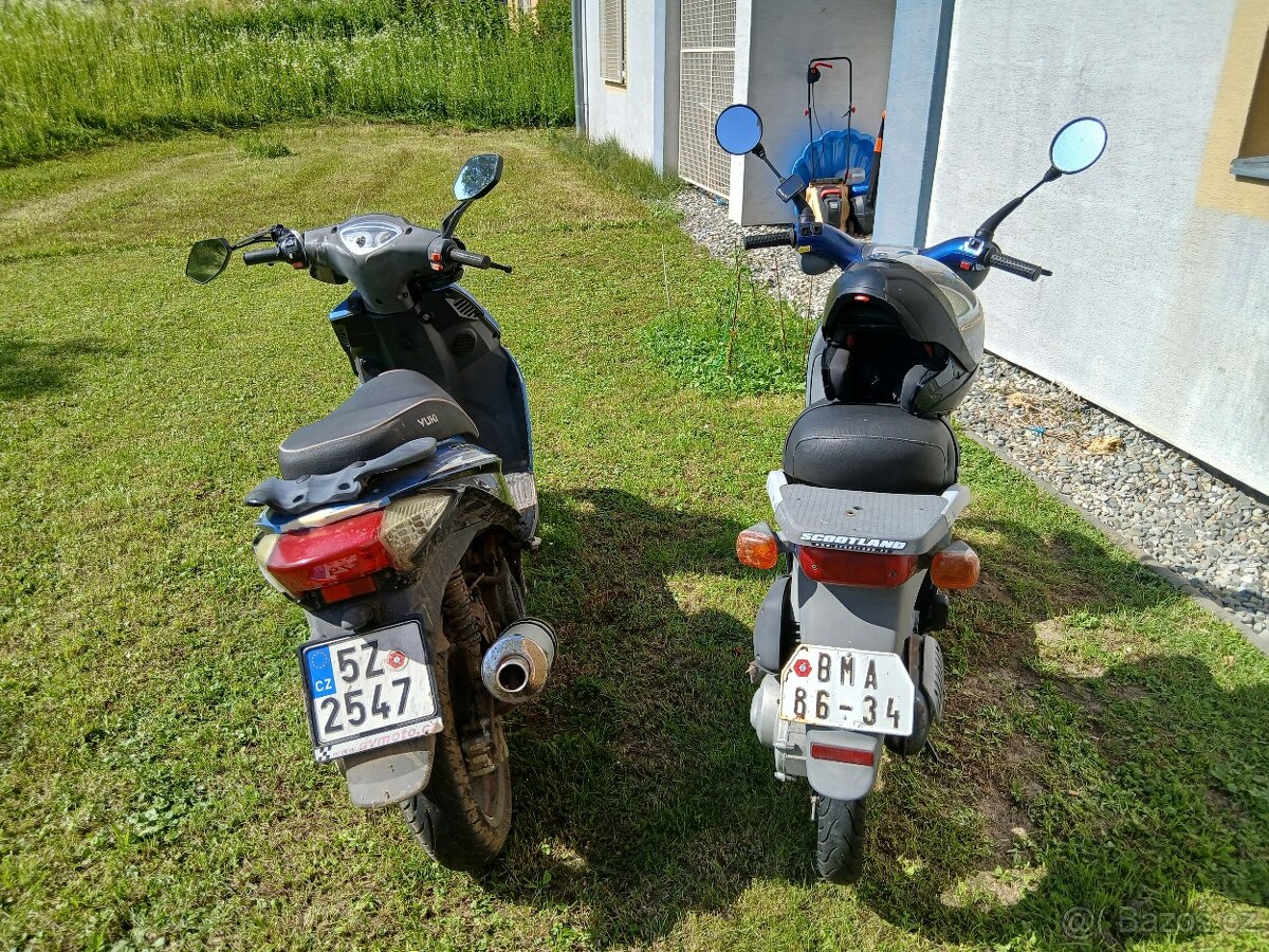Prodám 2 skútry 125 druhá 50