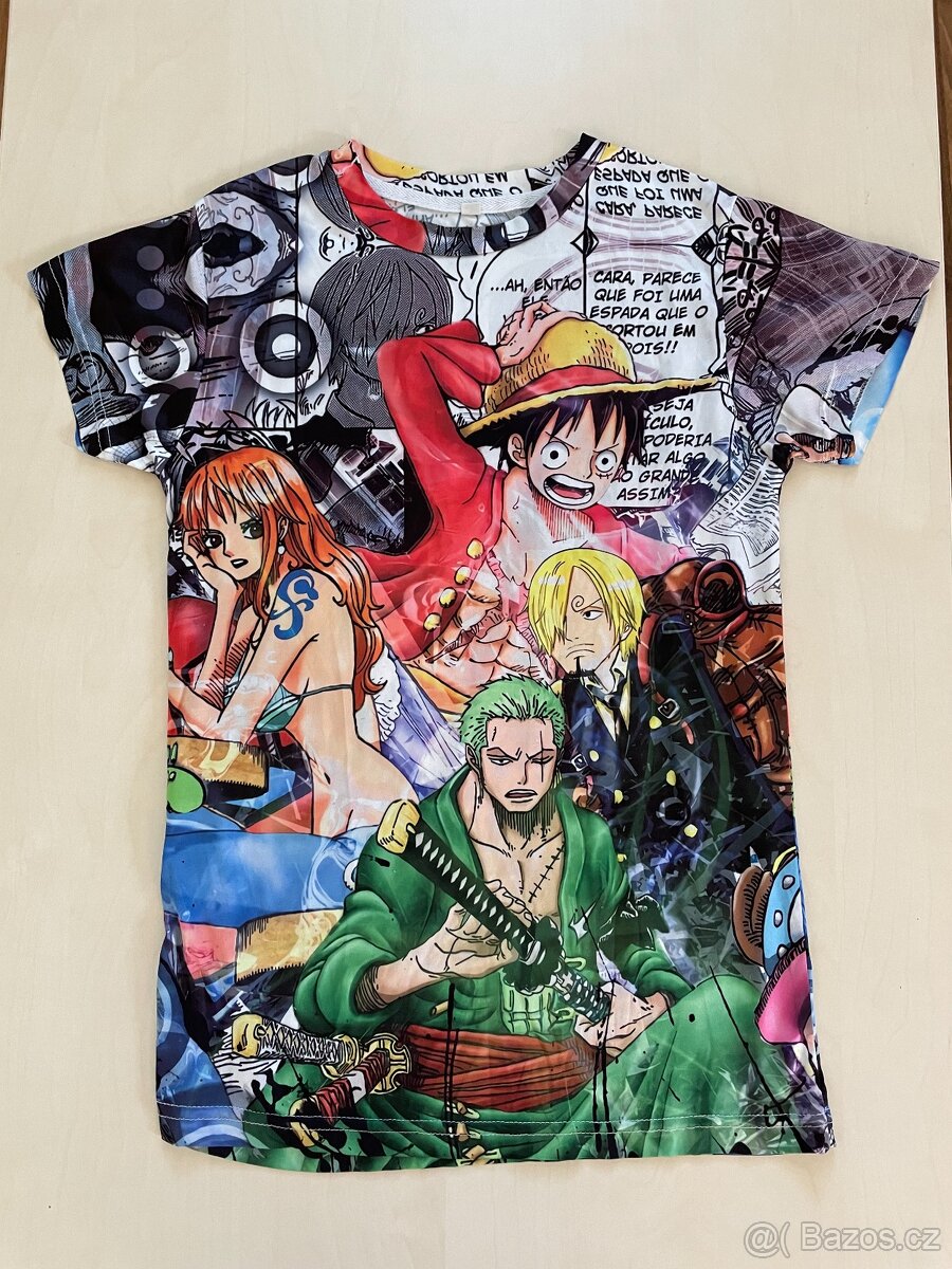 Anime triko, One Piece, vel 160 možno i XS, měřte