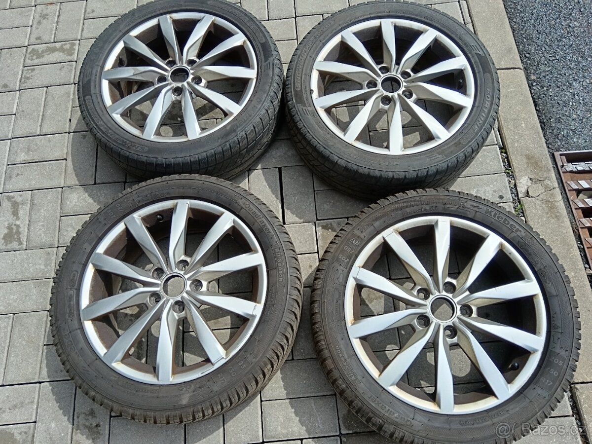 Celoroční al DIJON 17" originální VW Golf VI, VII r.v. 2014