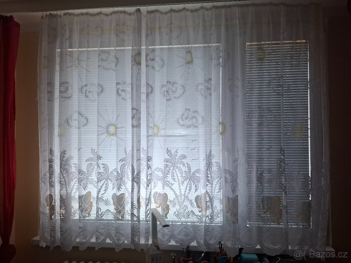Zaclona do dětského pokoje Slon