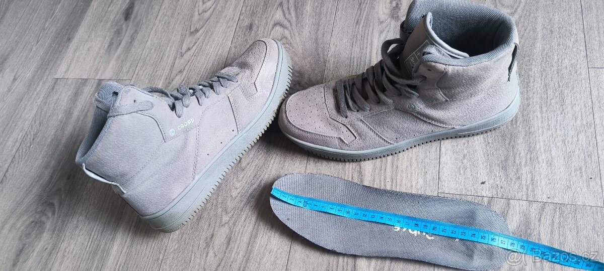 Pánské boty 42 šedé