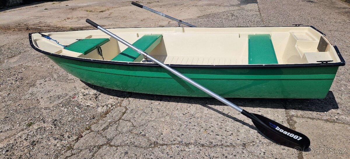 Rychlá veslice s vesly - nová 55kg, 320 cm