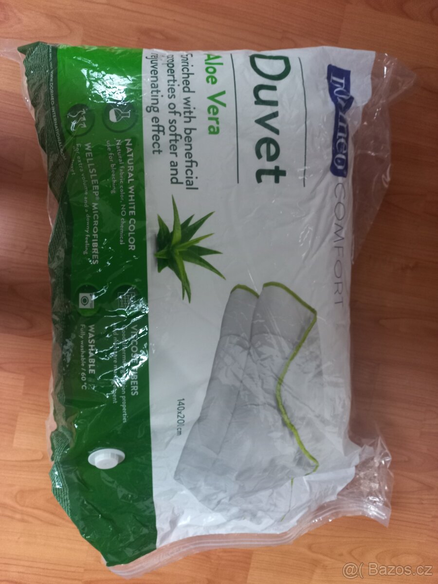 Přikrývka pro alergiky pratelná Dormeo Aloe Vera