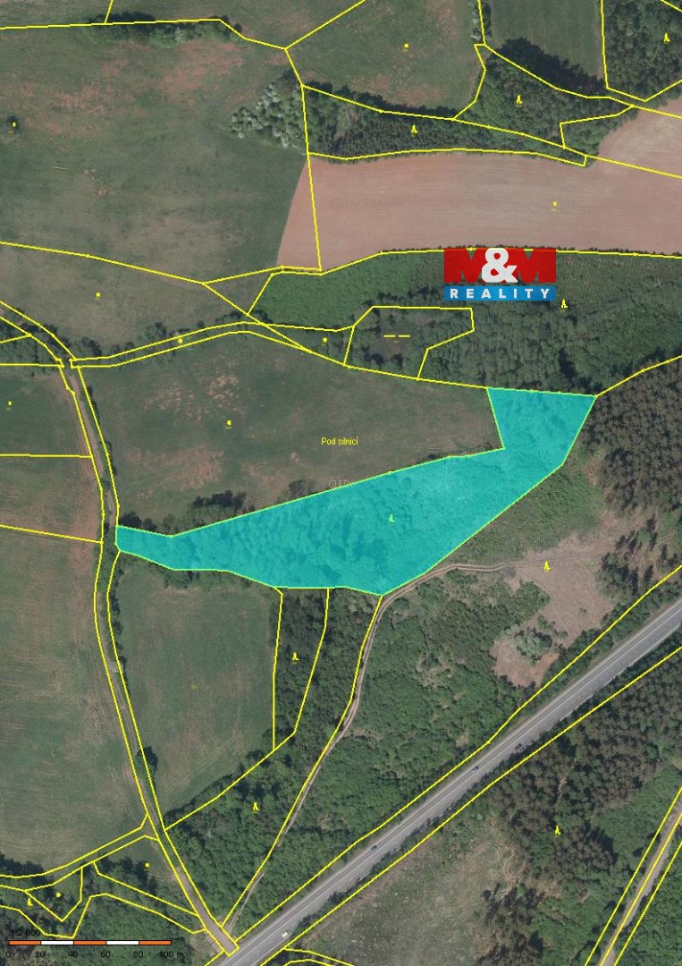 Prodej, les, 13753 m2, Úbislavice, Stav