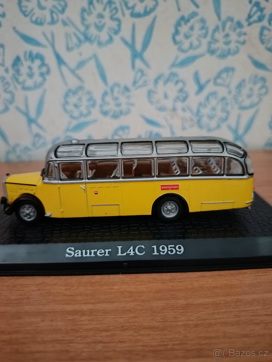Model autobusu Saurer L4C 1959