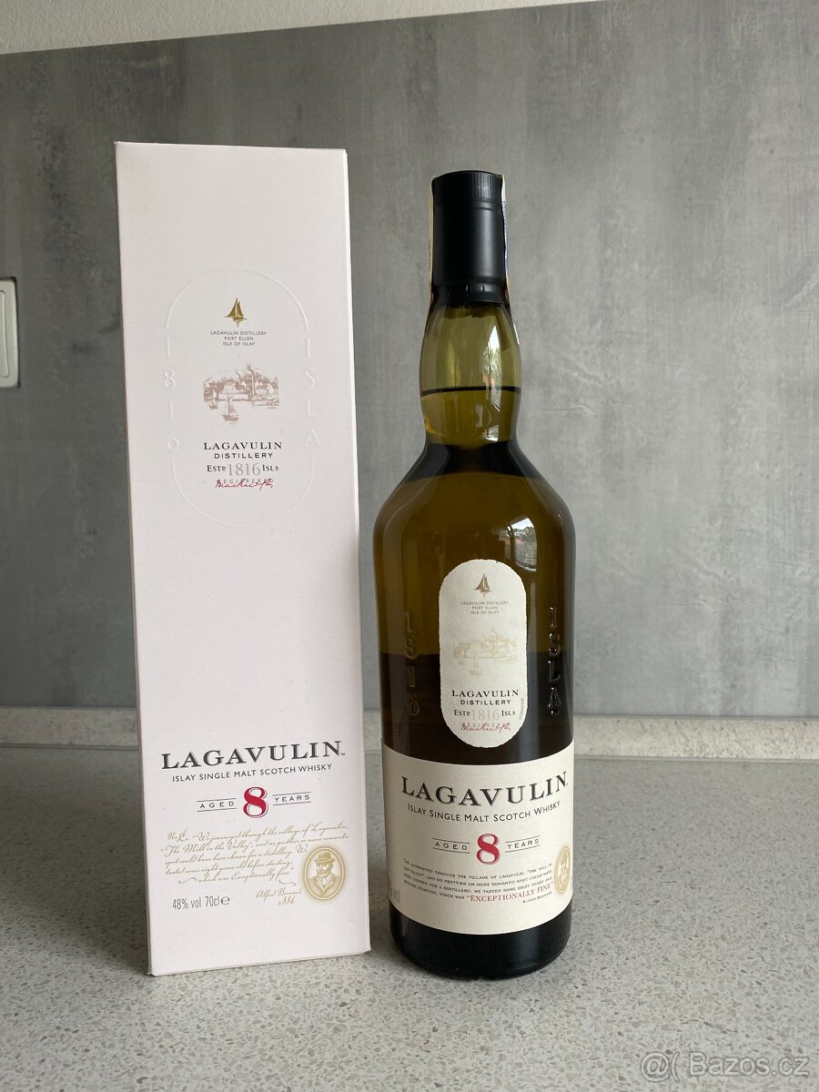 Lagavulin 8yo, 48% 0,7L Islay single malt Whiskey