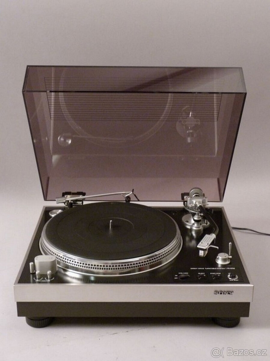 Vintage gramofon SONY PS-8750 s karbonovým raménkem