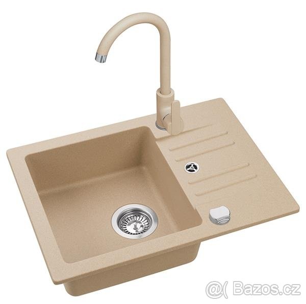 Granitový kuchyňský dřez ALVEUS SONIC + BATERIE