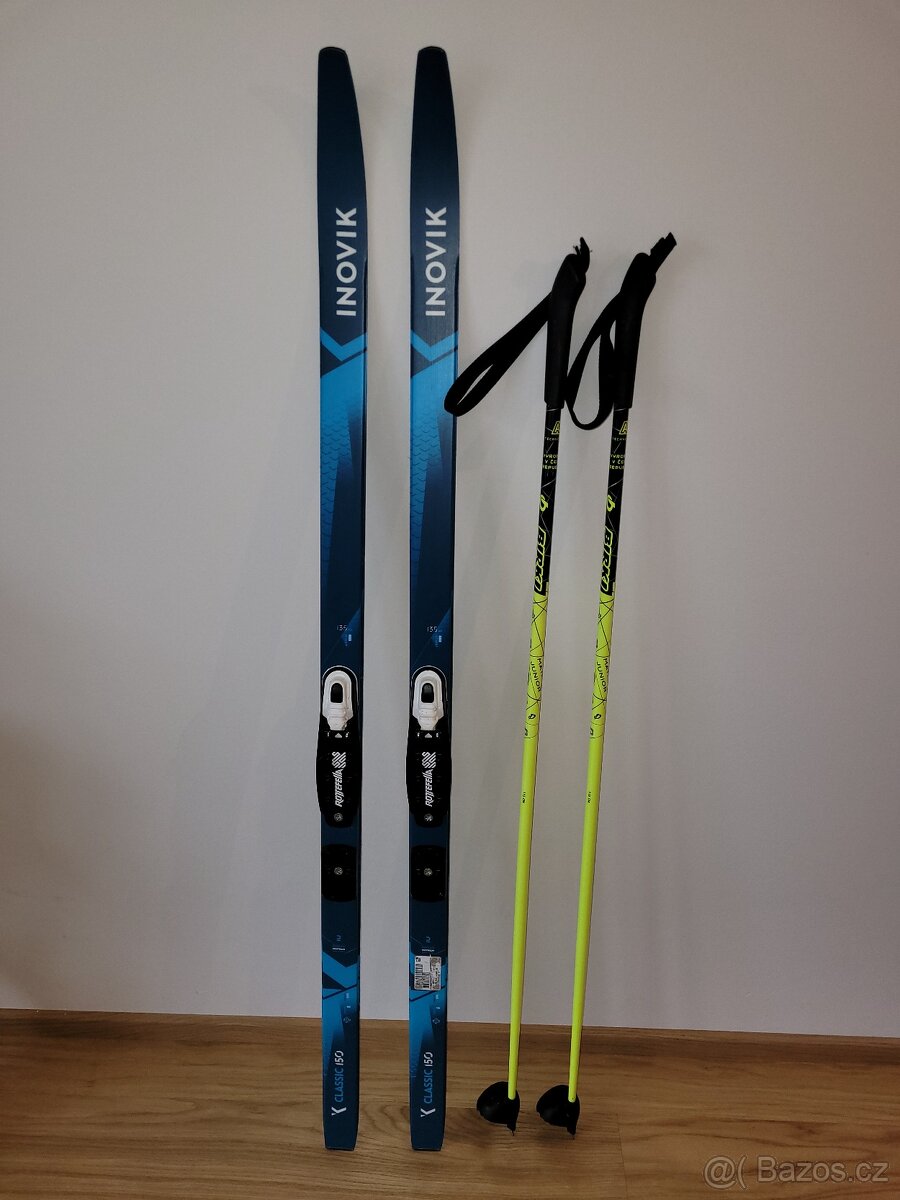 Dětské běžky Inovik 135 cm se šupinami