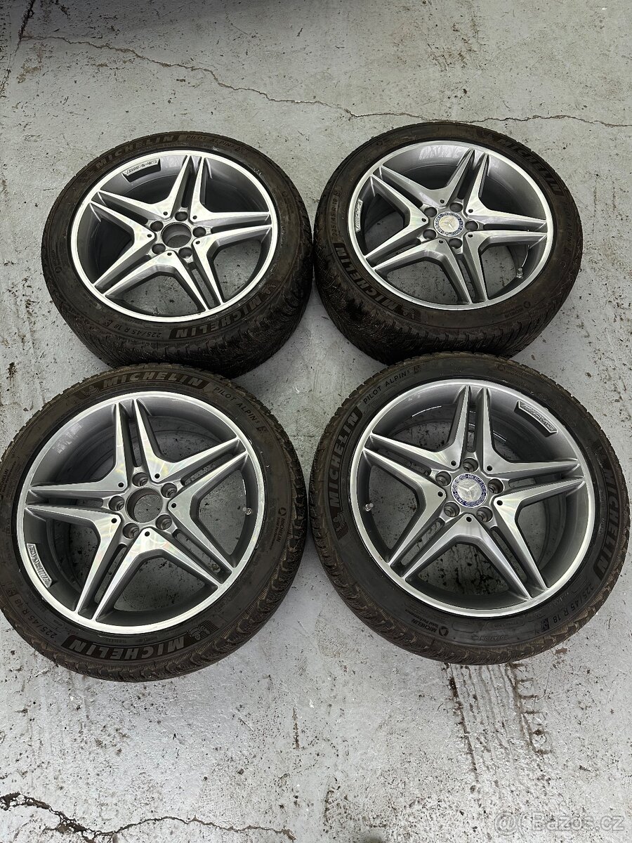 Prodám Alu kola 5x112 7,5Jx18 ET 42,5 originál mercedes Amg.