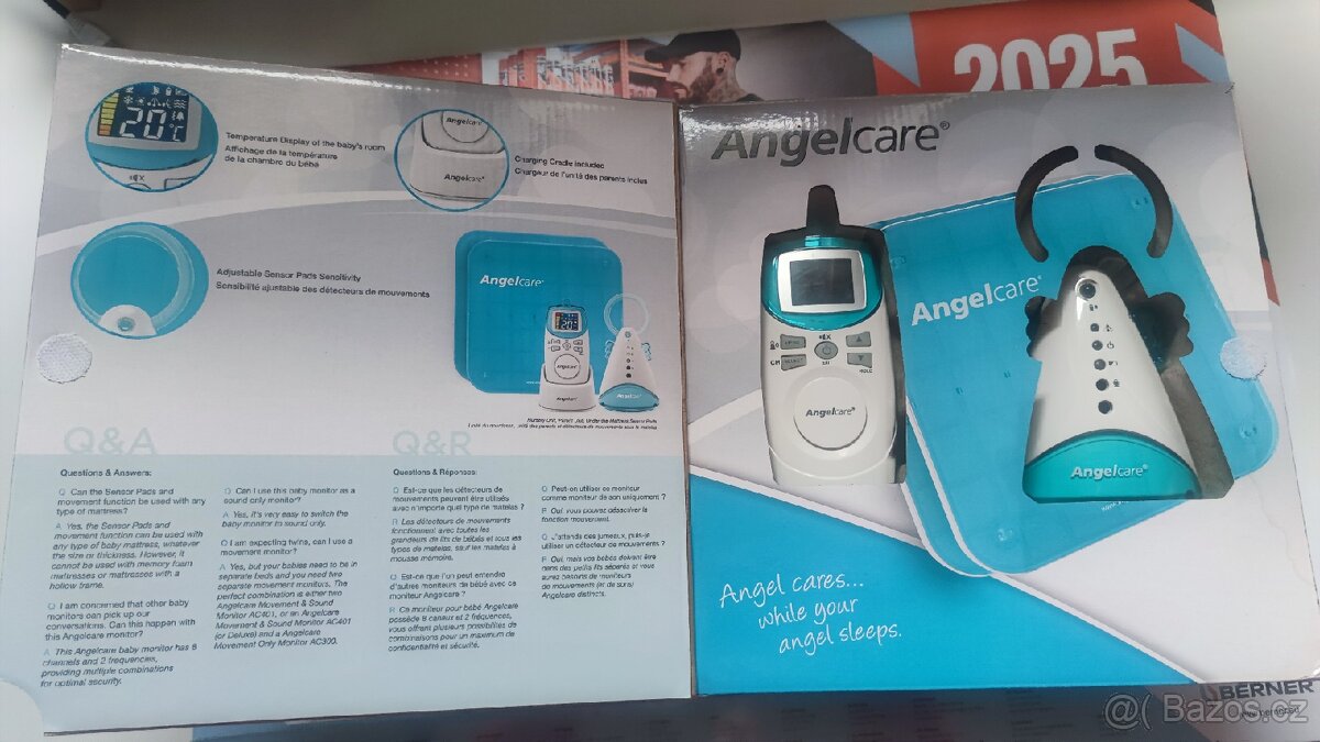Chůvička s monitorem dechu Angelcare 4C 401