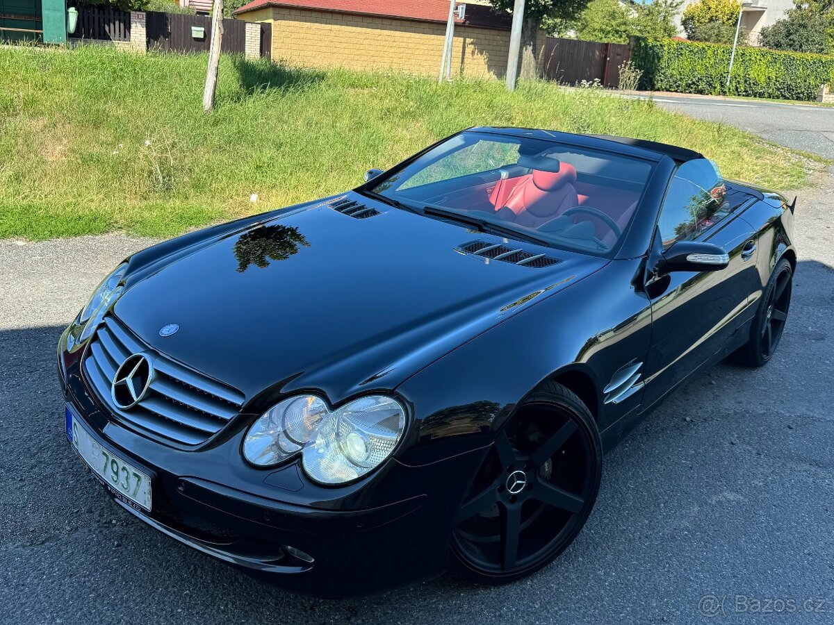Mercedes-benz Sl 500 225kW. Black.Top