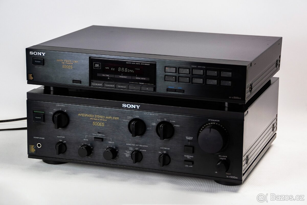 SONY TA-F500ES, ST-S-500ES / prémiové komponenty ,,ES”