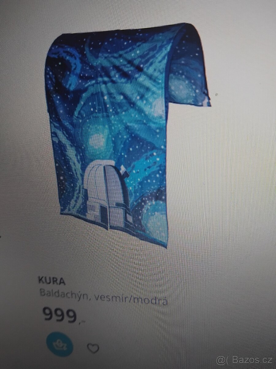 Baldachýn, vesmír/modrá