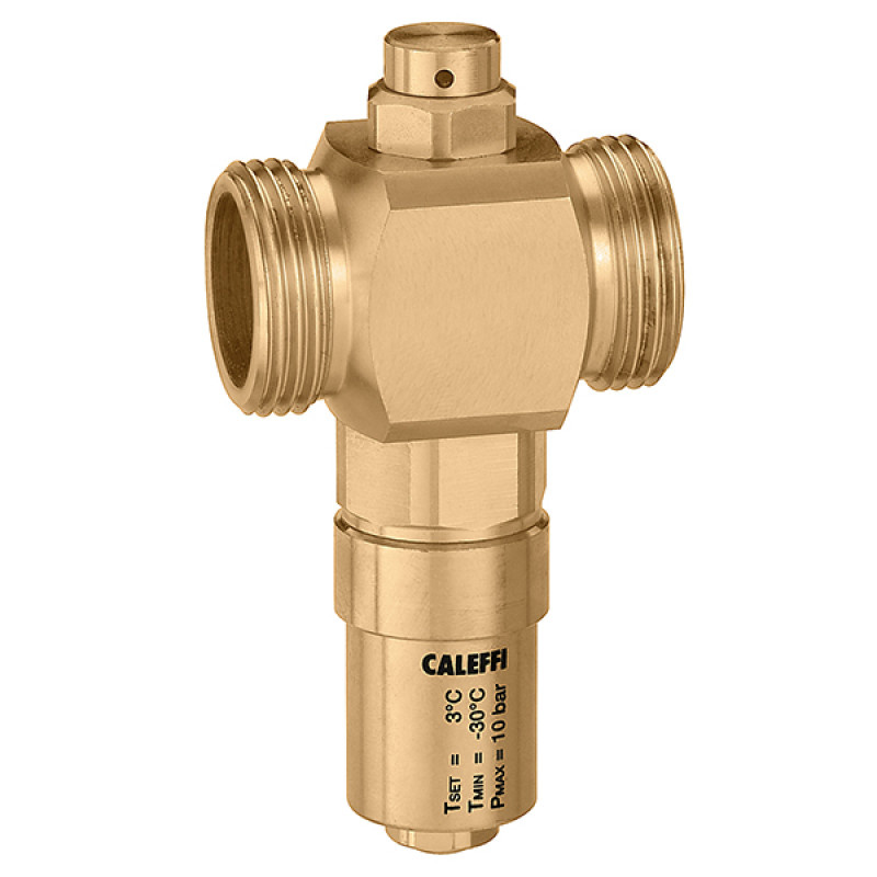 Caleffi protizámrzné ventily 5/4" + kulový filtrventil DN32