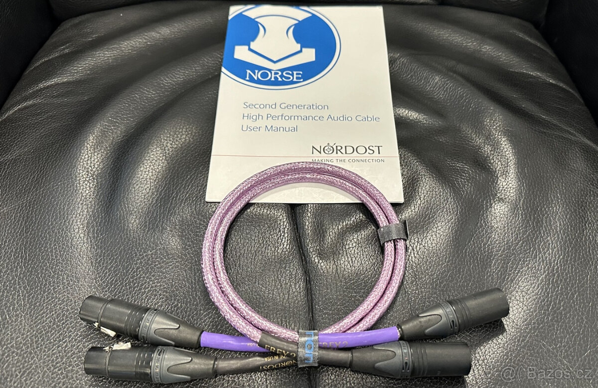 Nordost Frey 2 - analogový XLR kabel, set 2 x 0,6 m