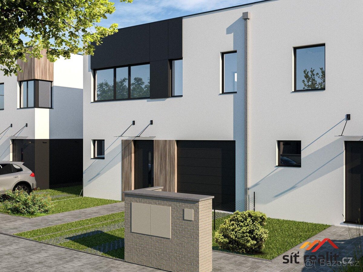 Prodej novostavby 5+kk, 154 m2, Praha 9 - Jahodnice, garáž,