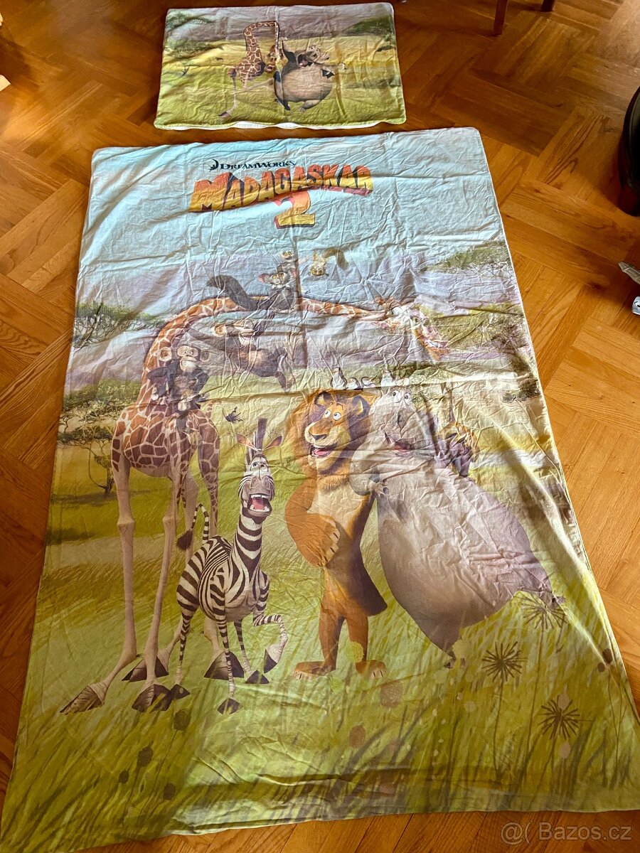 Dětské povlečení - Madagaskar