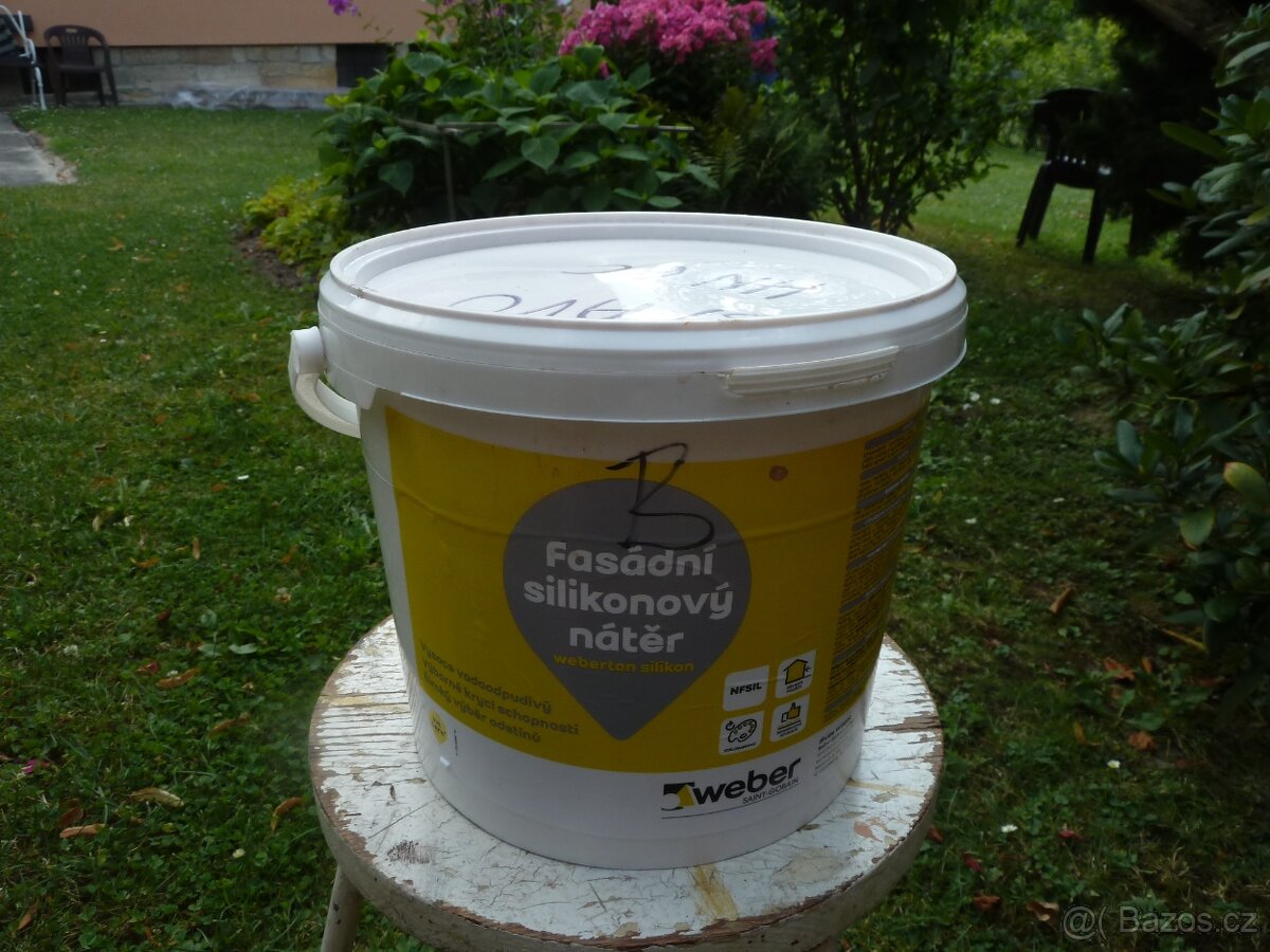 Fasádní silikonový nátěr