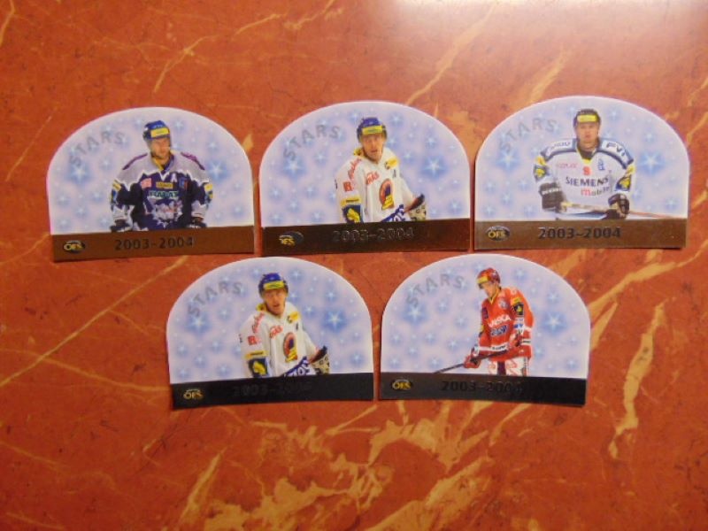 prodám č.2 hokejové karty OFS 2003-2004 viz foto,v