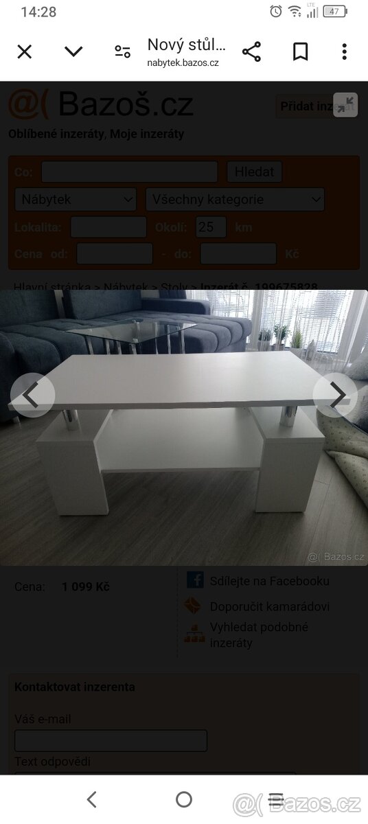 Konferenční stolek