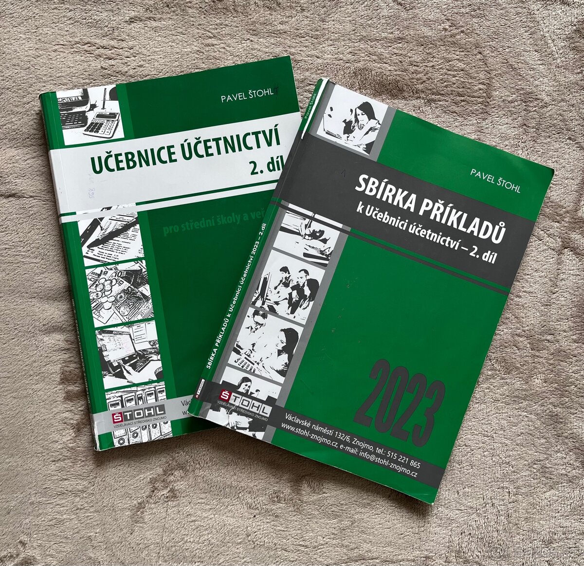 Učebnice a sbírka příkladů - účetnictví