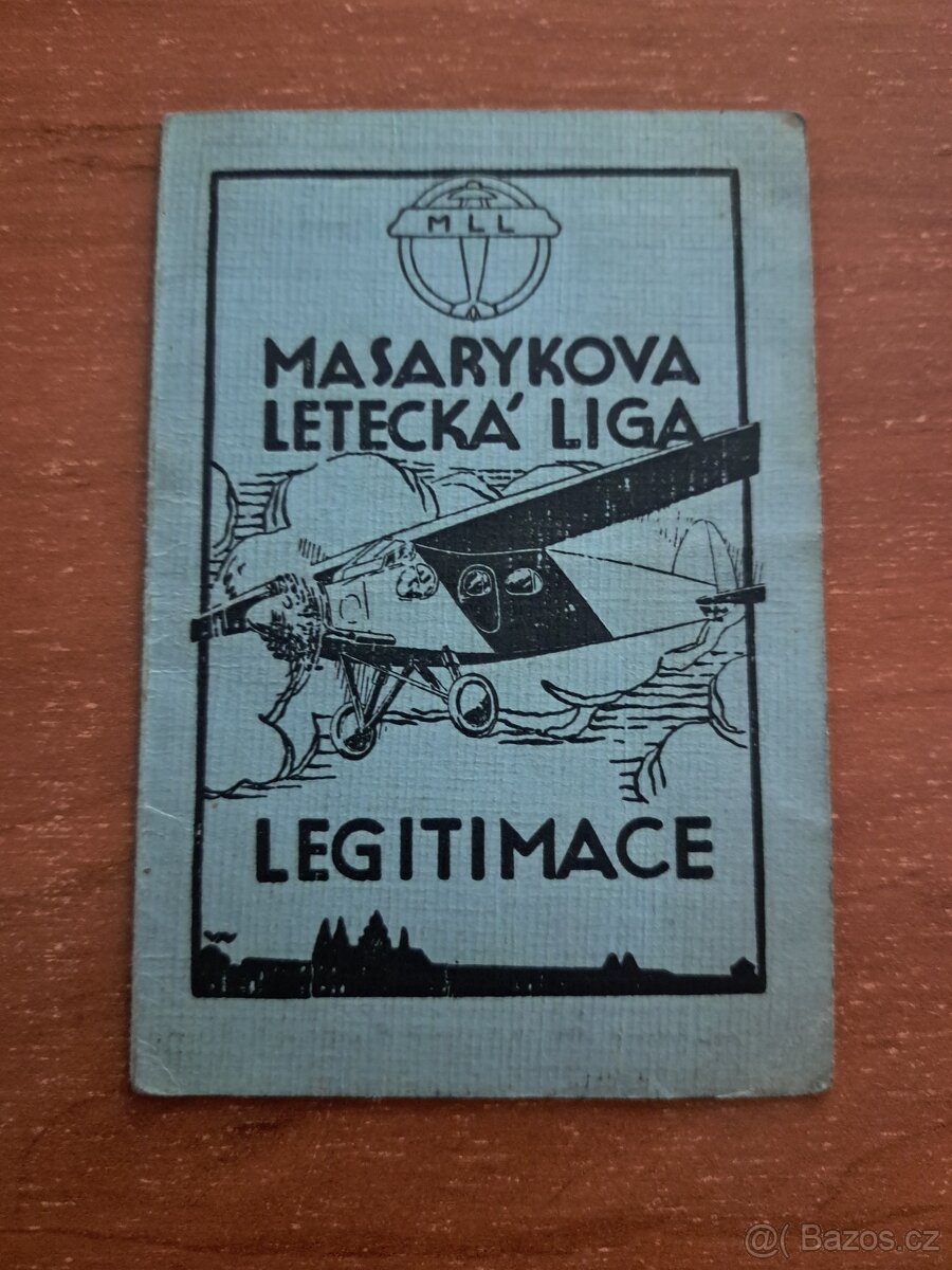 Masarykova letecká liga legitimace