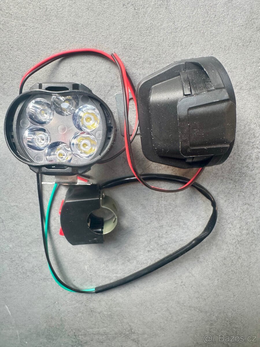 Sada LED světel vč spínače na motorka/čtyrkolka