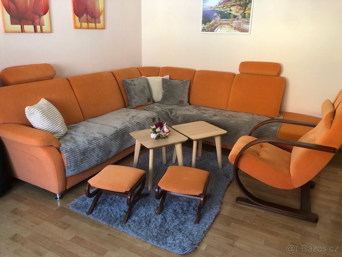 Rozkládací sedací souprava