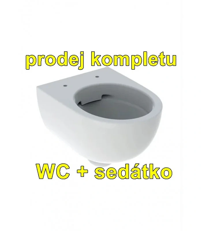Geberit zkrácené WC 500.377.01.1 Rimfree + sedátko