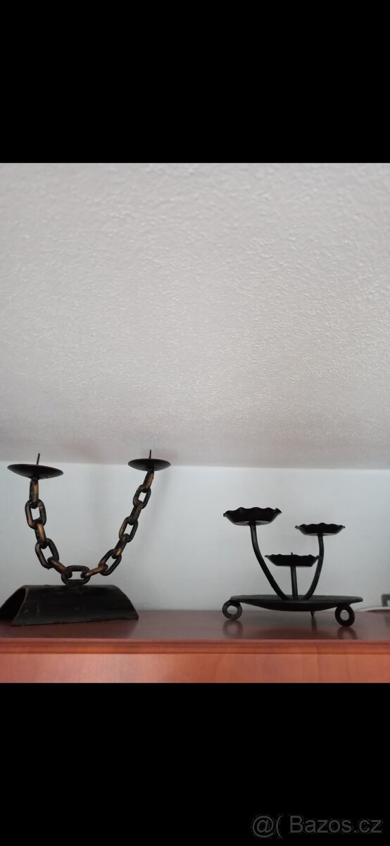 Prodám kovaný svícen - sleva