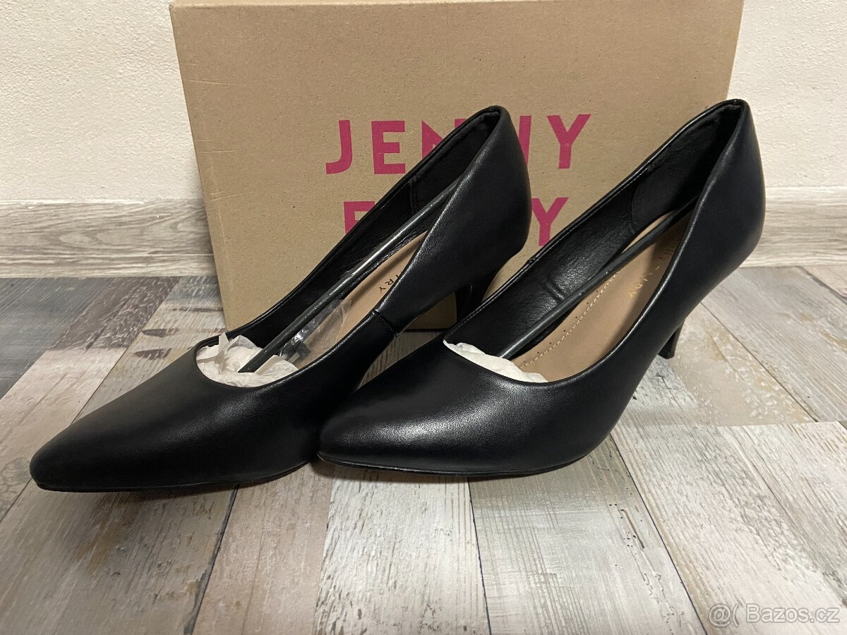 Dámské lodičky, černé, velikost 41.