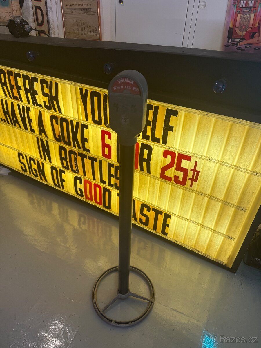 Parkovací hodiny M.H. Rhodes INC. originál USA 1948-1955