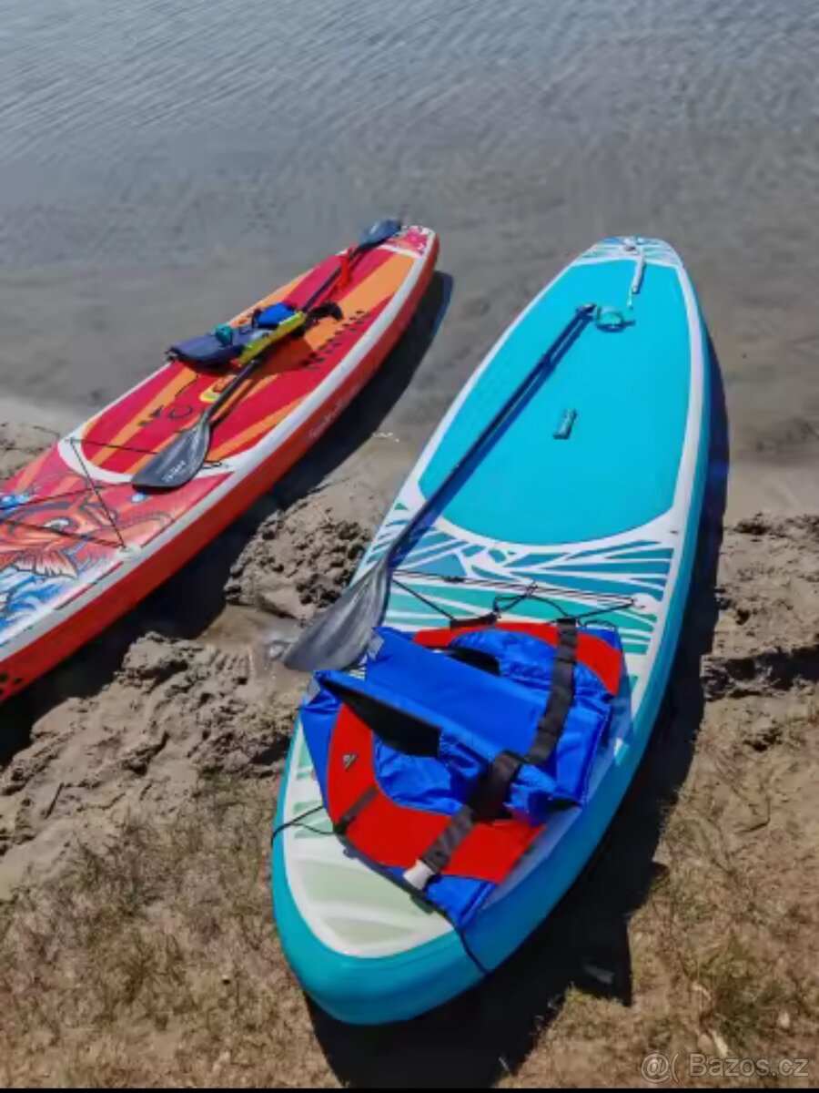 Nafukovací paddleboard SUP - kompletní sada nerozbalený