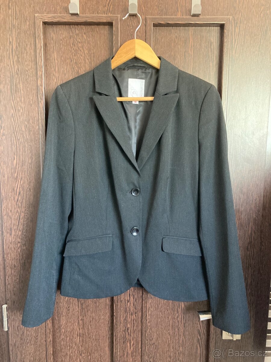 Dámské klasické sako S.Oliver, černé, vel. 40