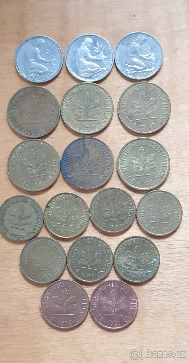 Mince Německo SRN 18 ks