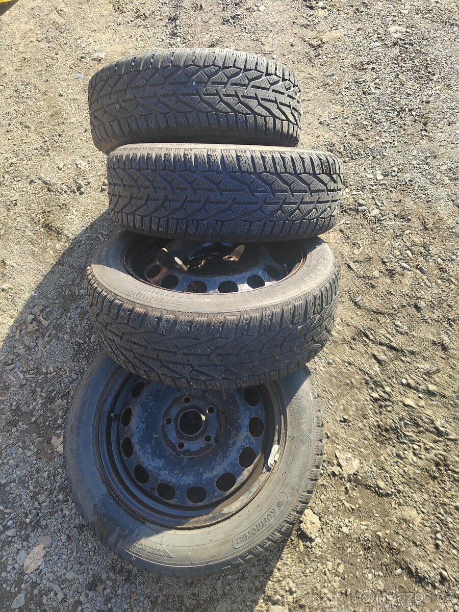 Plechové disky + pneu