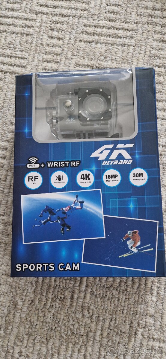 Kamera 4K ultra HD sportovní nová vodotěsná