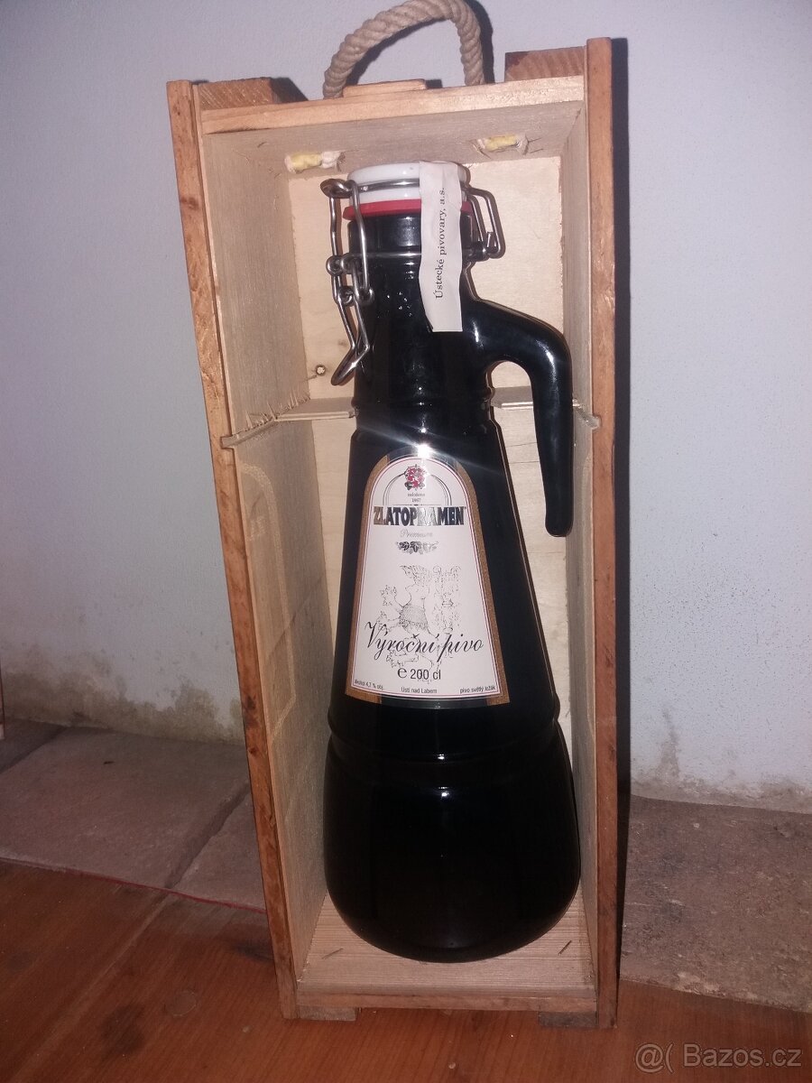 Pivní lahev Zlatopramen 1999