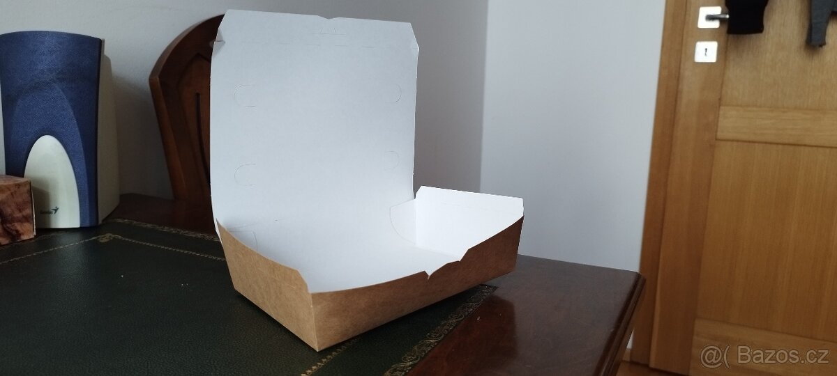 Krabička / box papírový s víčkem 14 x 20 x 5 cm ( 400 ks )