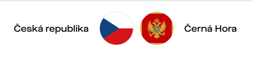 Vstupenky na utkání ČR - Černá Hora