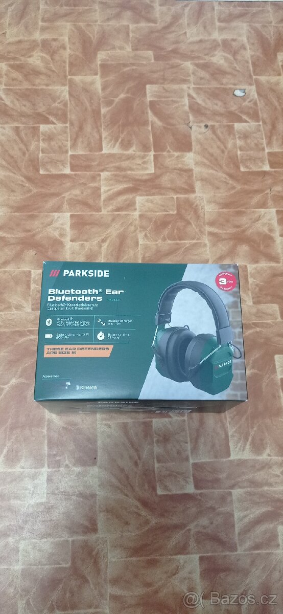 Parkside elektronické chrániče sluchu s bluetooth