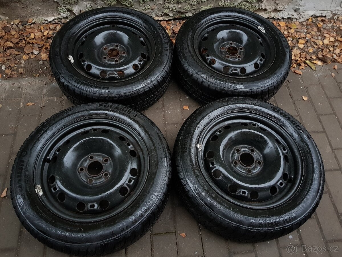 Zimní disky kola Škoda Fabia III R15 5x100 Rapid VW POLO