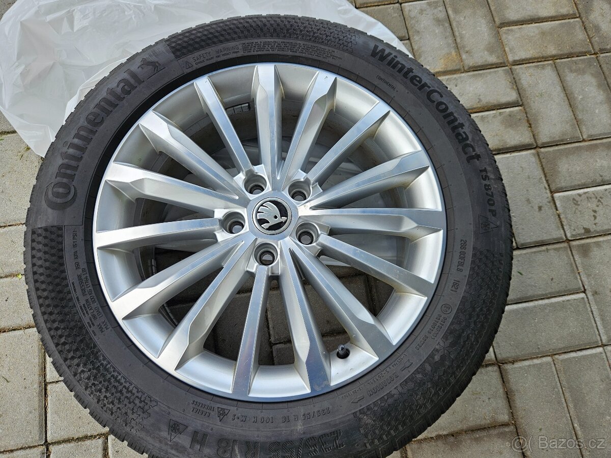 Skoda Kodiaq trinity R18, zimni sada