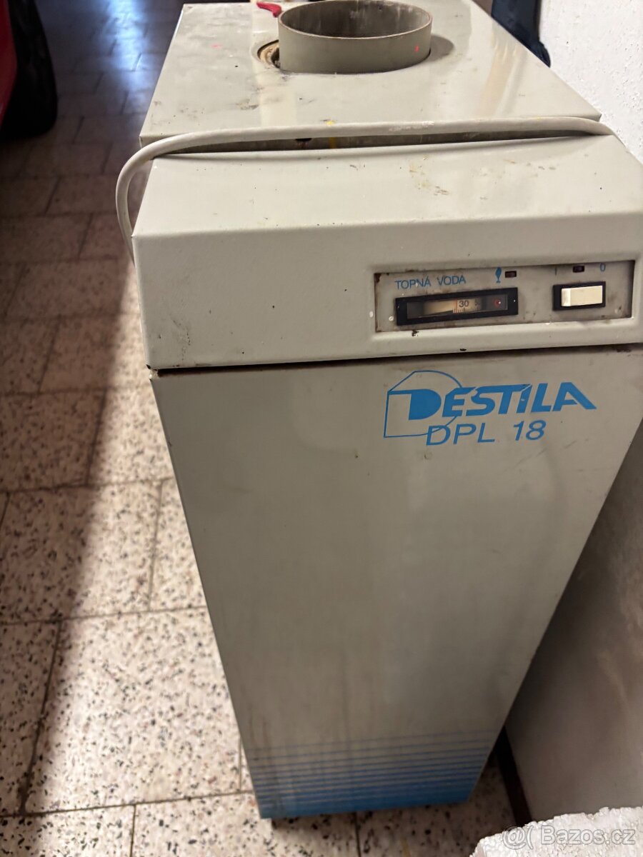 Plynový kotel funkční destila