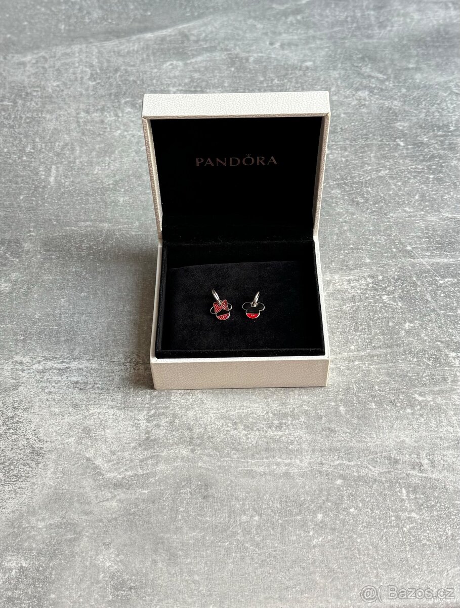 Přívěsky Pandora Mickey a Minnie Mouse